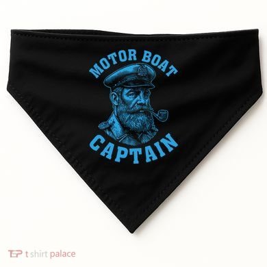 Motor Boat Captain USA-Made Doggie Bandana