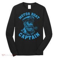 Motor Boat Captain Long Sleeve Shirt thumb 0