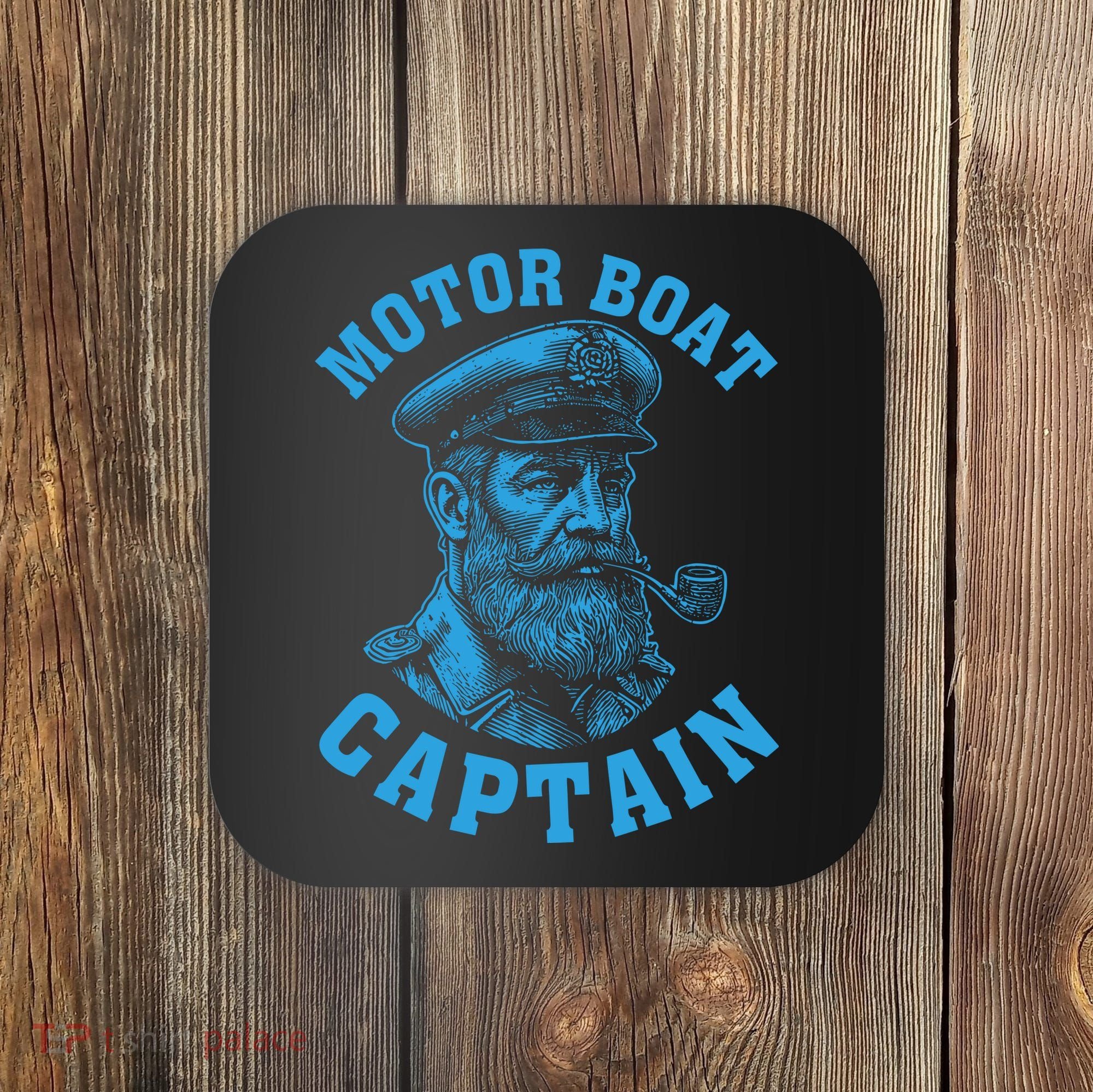 Motor Boat Captain Coaster