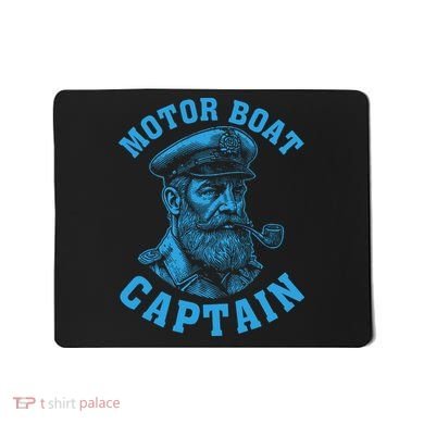 Motor Boat Captain Mousepad