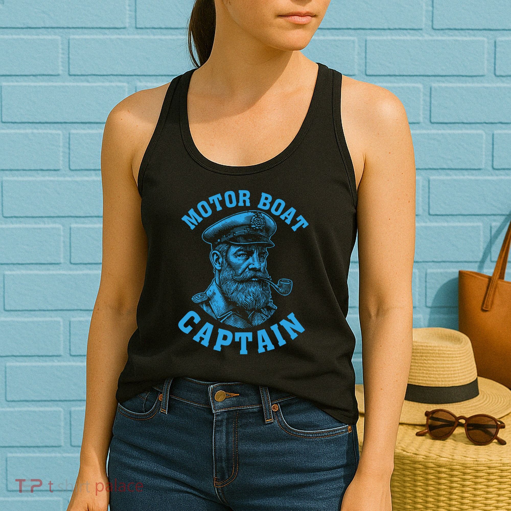 Motor Boat Captain Women's Tank Top