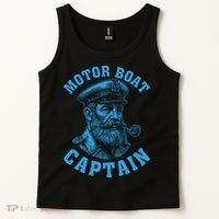 Motor Boat Captain Tank Top thumb 2