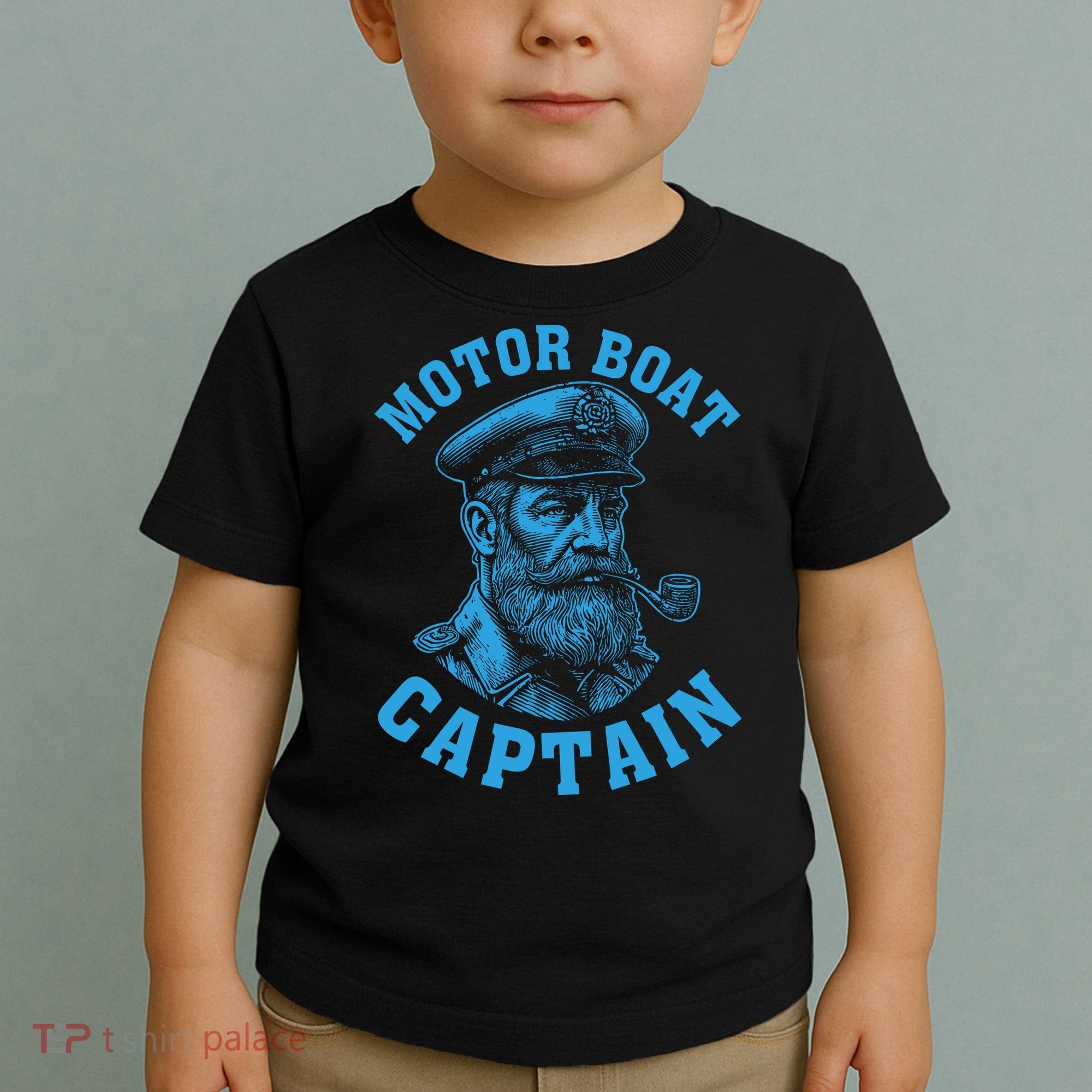 Motor Boat Captain Toddler T-Shirt