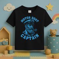 Motor Boat Captain Toddler T-Shirt thumb 3