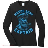 Motor Boat Captain Women's Long Sleeve Shirt thumb 0
