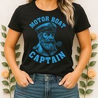 Motor Boat Captain Women's T-Shirt thumb 2