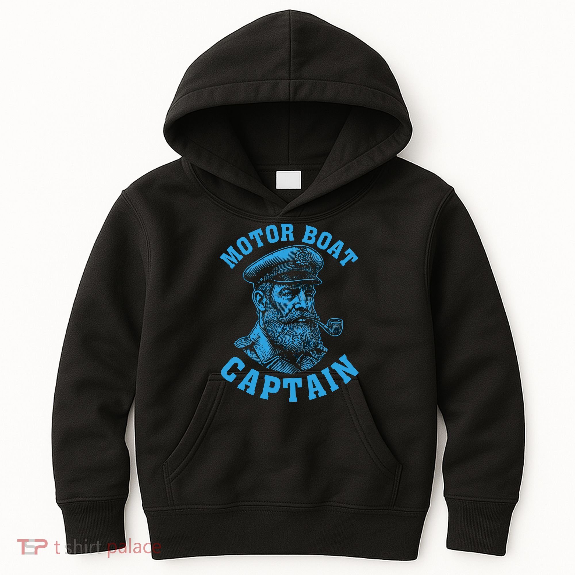 Motor Boat Captain Kids Hoodie