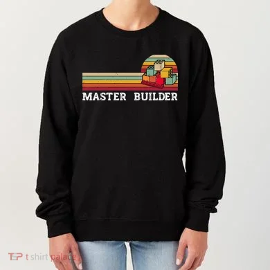 Master Builder Cool Builder Building Blocks Set Toys Women's Sweatshirt