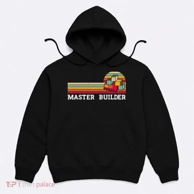 Master Builder Cool Builder Building Blocks Set Toys Hoodie