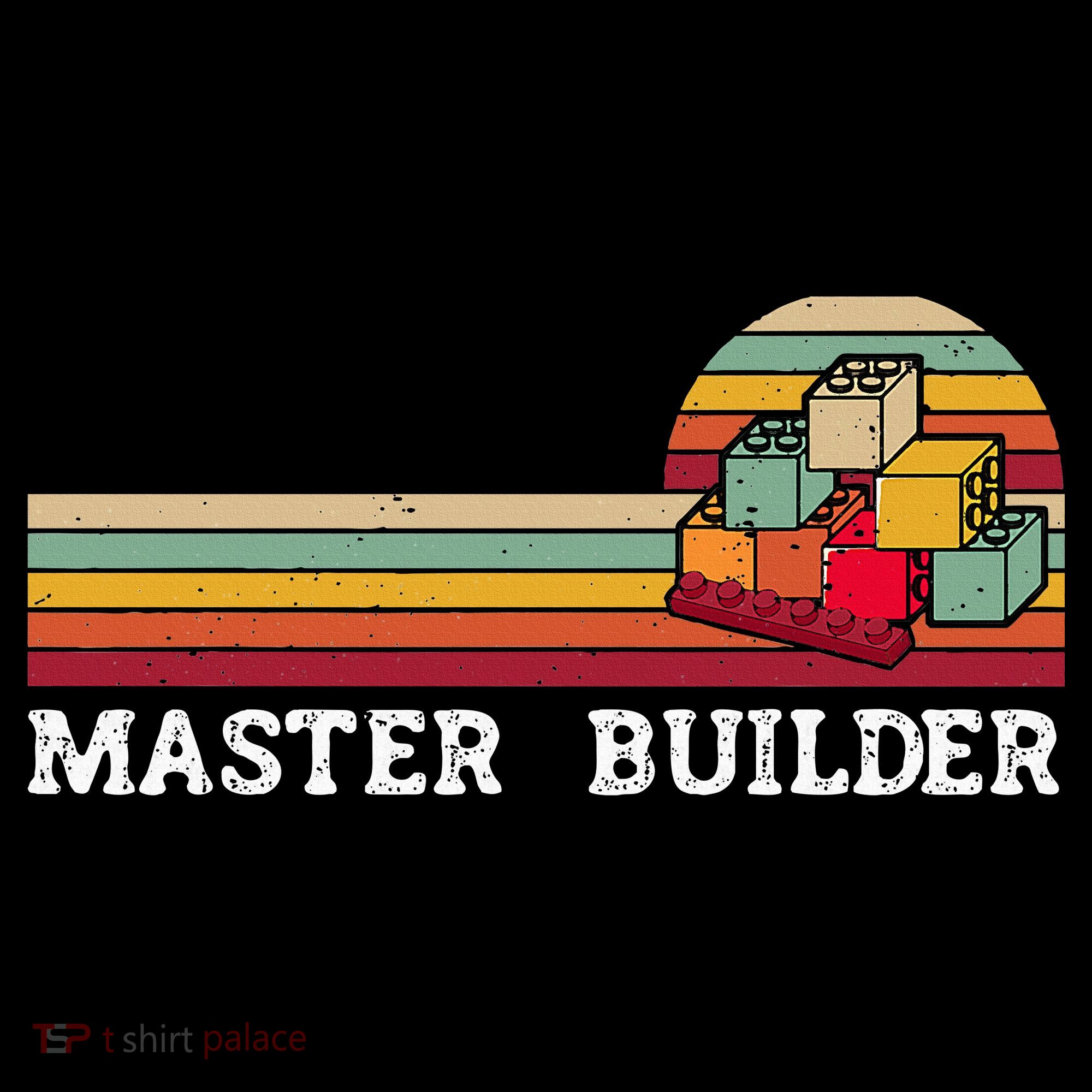 Master Builder Cool Builder Building Blocks Set Toys Apron
