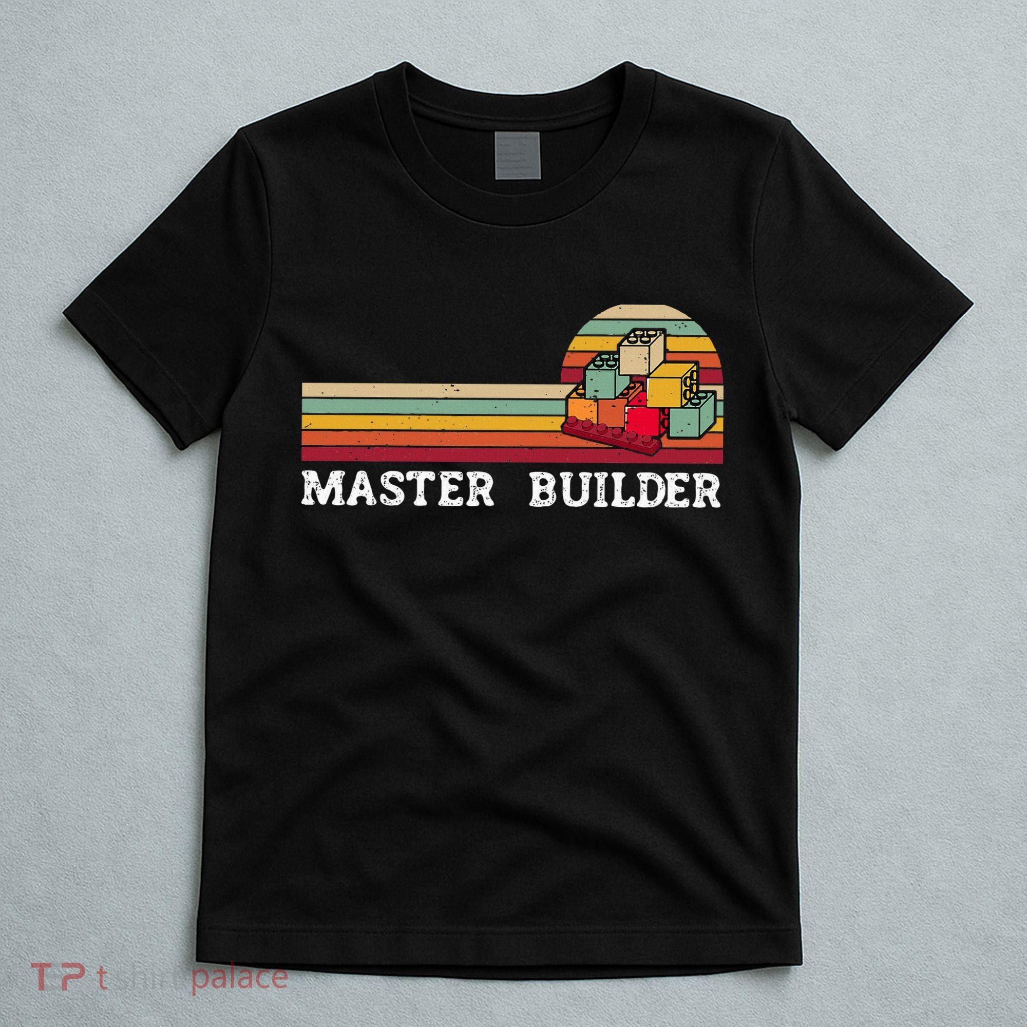 Master Builder Cool Builder Building Blocks Set Toys T-Shirt