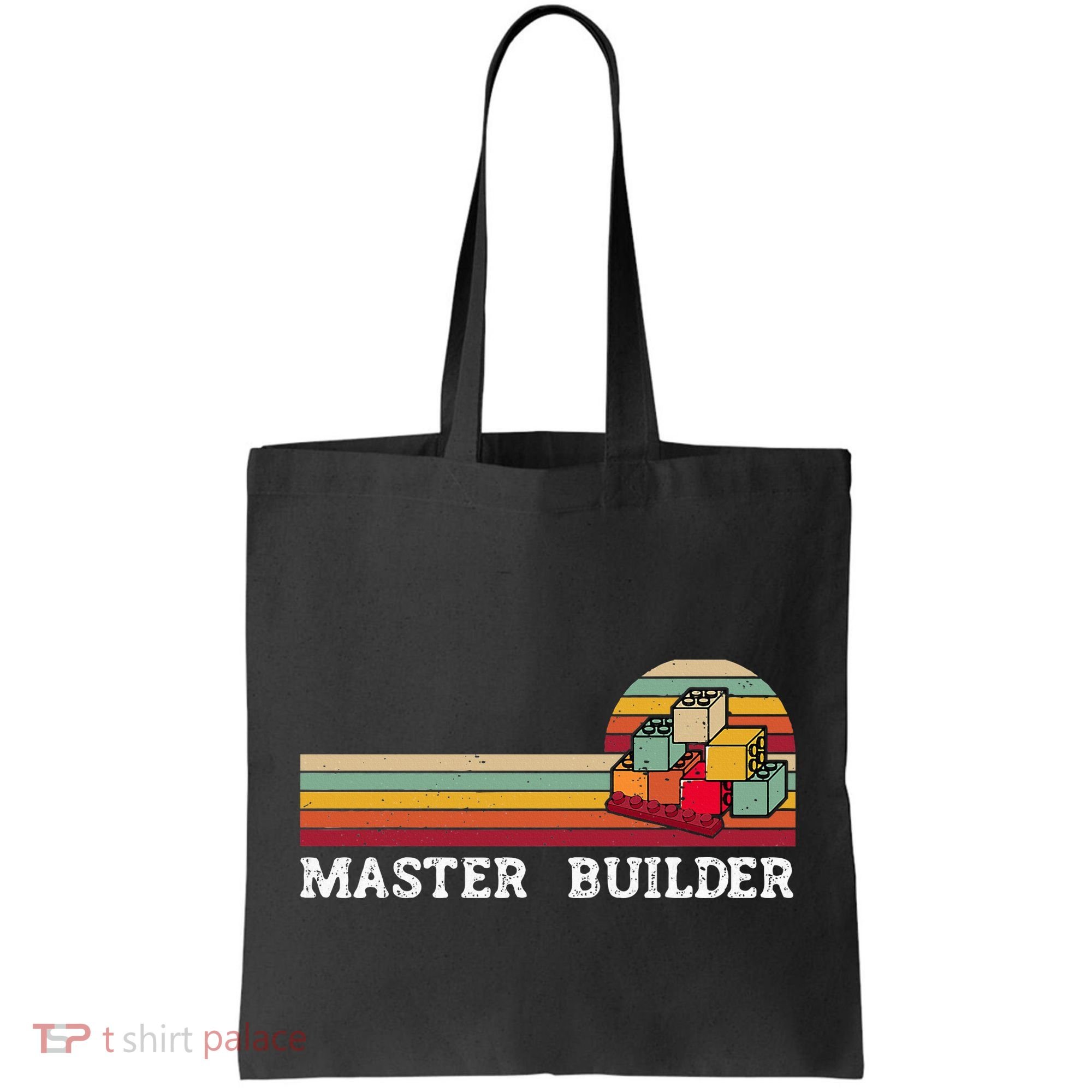 Master Builder Cool Builder Building Blocks Set Toys Tote Bag