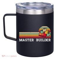 Master Builder Cool Builder Building Blocks Set Toys 12oz Stainless Steel Coffee Mug thumb 2