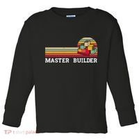Master Builder Cool Builder Building Blocks Set Toys Toddler Long Sleeve Shirt thumb 0
