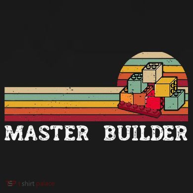Master Builder Cool Builder Building Blocks Set Toys Toddler Long Sleeve Shirt