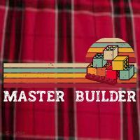 Master Builder Cool Builder Building Blocks Set Toys Women's Flannel Plaid Pajama Pants thumb 2