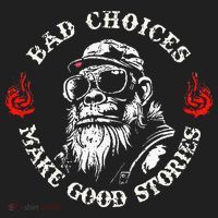 Monkey Bad Choices Make Good Stories Tumbler thumb 3