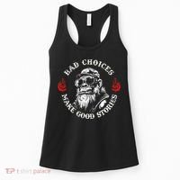 Monkey Bad Choices Make Good Stories Women's Tank Top thumb 0