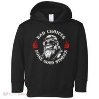 Monkey Bad Choices Make Good Stories Toddler Hoodie thumb 0