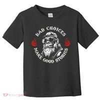 Monkey Bad Choices Make Good Stories Toddler T-Shirt thumb 0