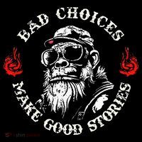 Monkey Bad Choices Make Good Stories Visor thumb 3