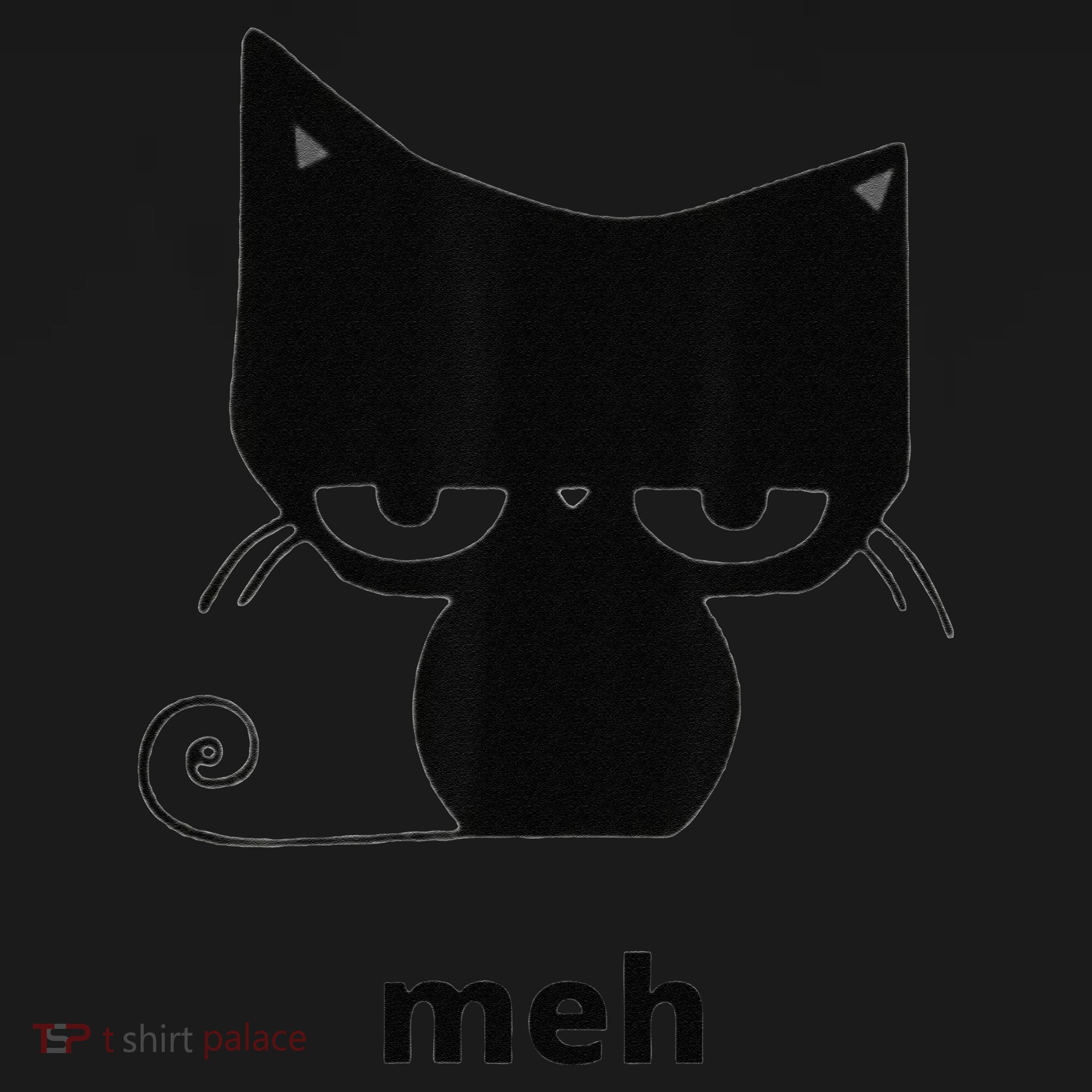 Meh Black Cat Funny Pajama Set