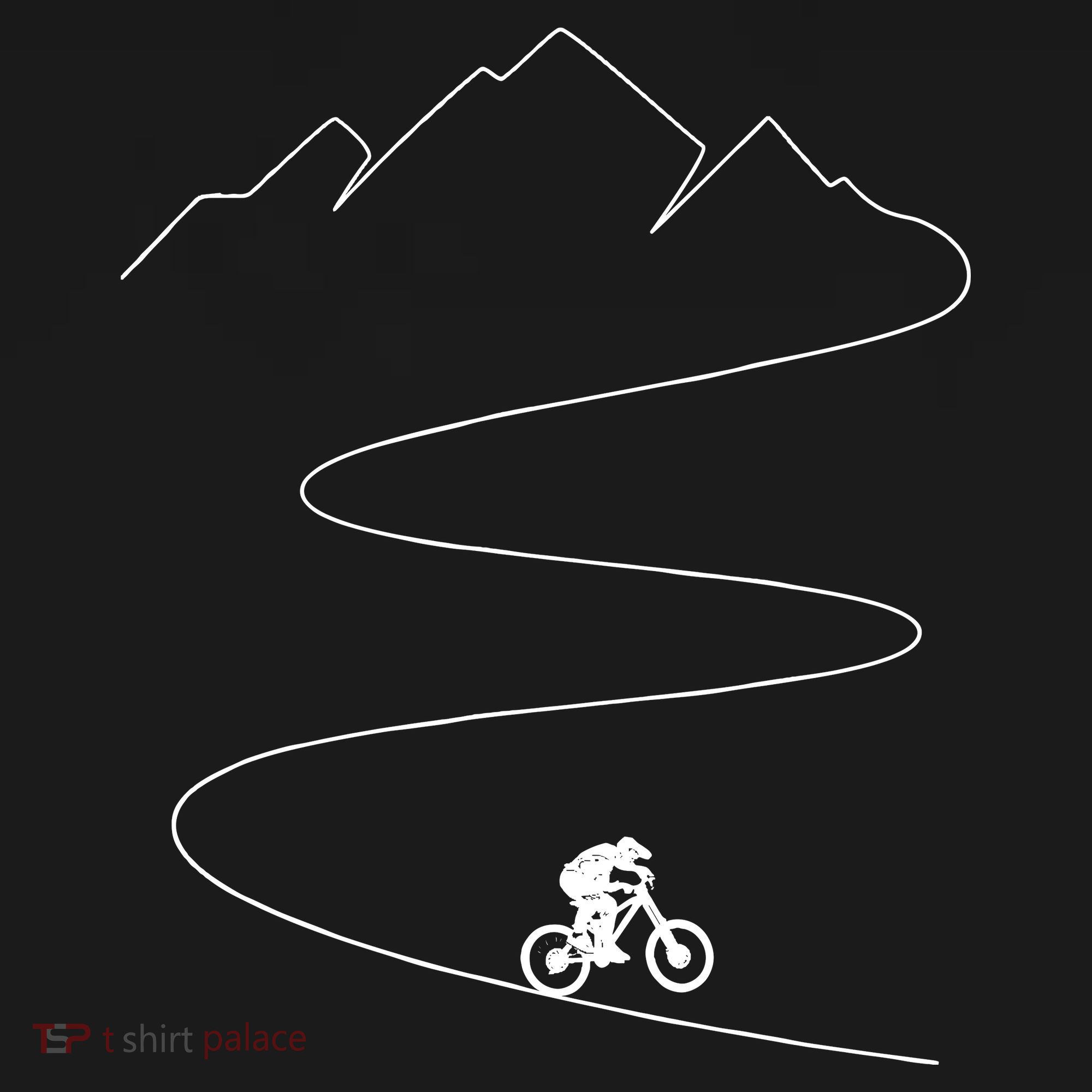Mountain Biking Cyclist Rider Bicycle Single Track Riding Ornament