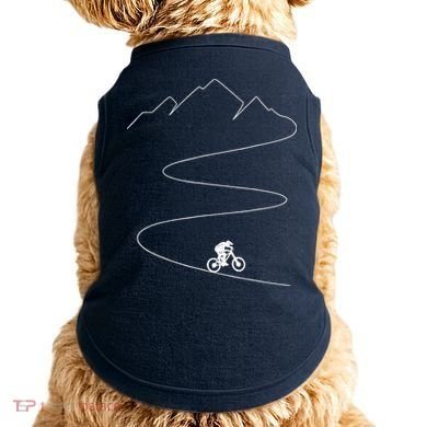 Mountain Biking Cyclist Rider Bicycle Single Track Riding Doggie Tank