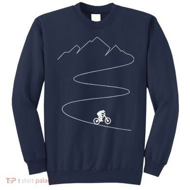 Mountain Biking Cyclist Rider Bicycle Single Track Riding Sweatshirt