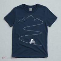 Mountain Biking Cyclist Rider Bicycle Single Track Riding T-Shirt thumb 5