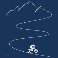 Mountain Biking Cyclist Rider Bicycle Single Track Riding T-Shirt thumb 7
