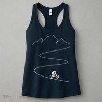 Mountain Biking Cyclist Rider Bicycle Single Track Riding Women's Tank Top thumb 3
