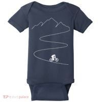 Mountain Biking Cyclist Rider Bicycle Single Track Riding Baby Bodysuit thumb 0