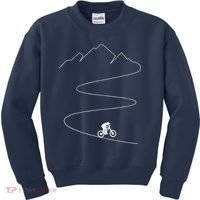 Mountain Biking Cyclist Rider Bicycle Single Track Riding Kids Sweatshirt thumb 0