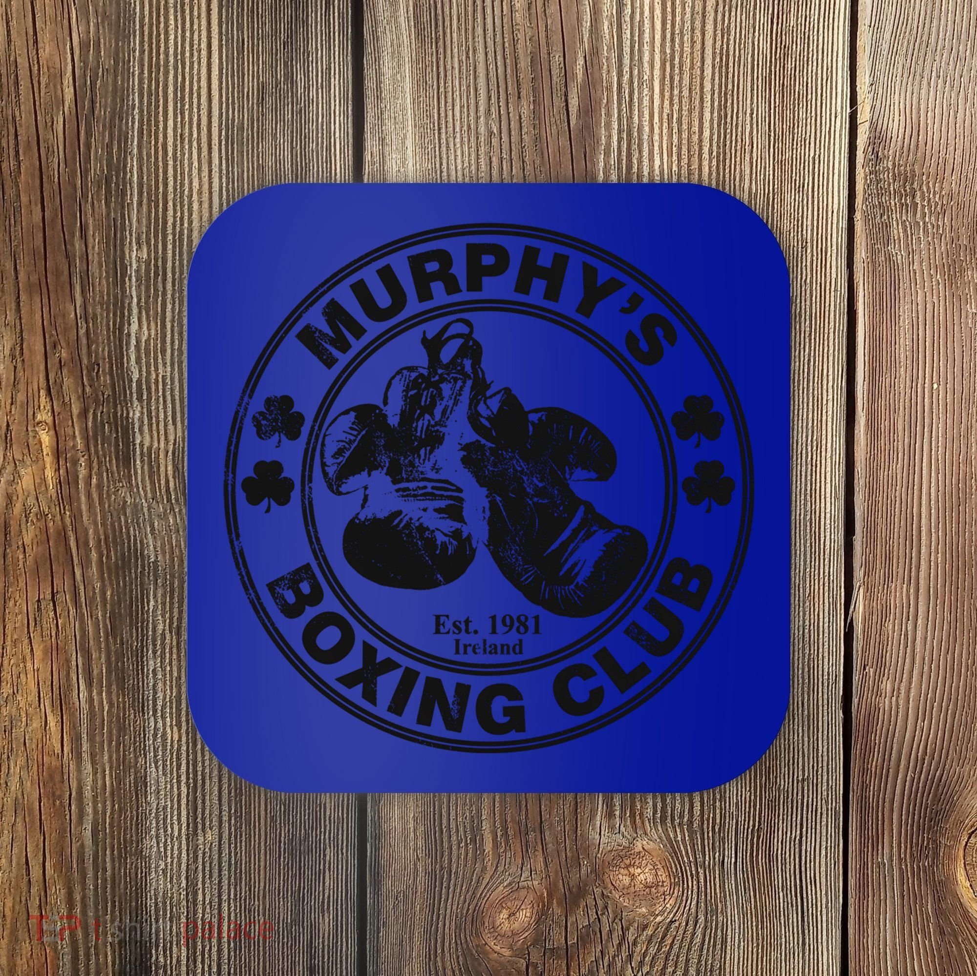 MurphyS Boxing Club Irish Surname Boxing Gift Coaster