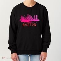 Modern Boston Cityscape Souvenir Boston Skyline Women's Sweatshirt thumb 0
