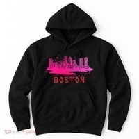 Modern Boston Cityscape Souvenir Boston Skyline Hoodie thumb 0