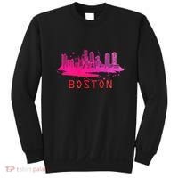 Modern Boston Cityscape Souvenir Boston Skyline Sweatshirt thumb 0