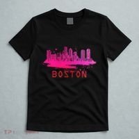 Modern Boston Cityscape Souvenir Boston Skyline T-Shirt thumb 5
