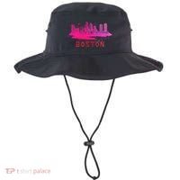 Modern Boston Cityscape Souvenir Boston Skyline Bucket Hat thumb 0