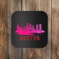 Modern Boston Cityscape Souvenir Boston Skyline Coaster thumb 0