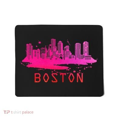 Modern Boston Cityscape Souvenir Boston Skyline Mousepad