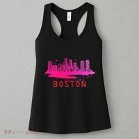 Modern Boston Cityscape Souvenir Boston Skyline Women's Tank Top thumb 3