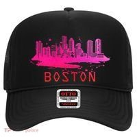 Modern Boston Cityscape Souvenir Boston Skyline Hat thumb 0