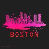 Modern Boston Cityscape Souvenir Boston Skyline Hat thumb 2