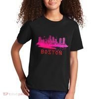 Modern Boston Cityscape Souvenir Boston Skyline Kids T-Shirt thumb 2