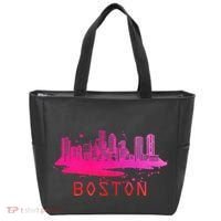 Modern Boston Cityscape Souvenir Boston Skyline Tote Bag thumb 0