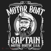 Motor Boat Captain Funny Pontoon Boating Motor Boatin Lake Beanie thumb 2