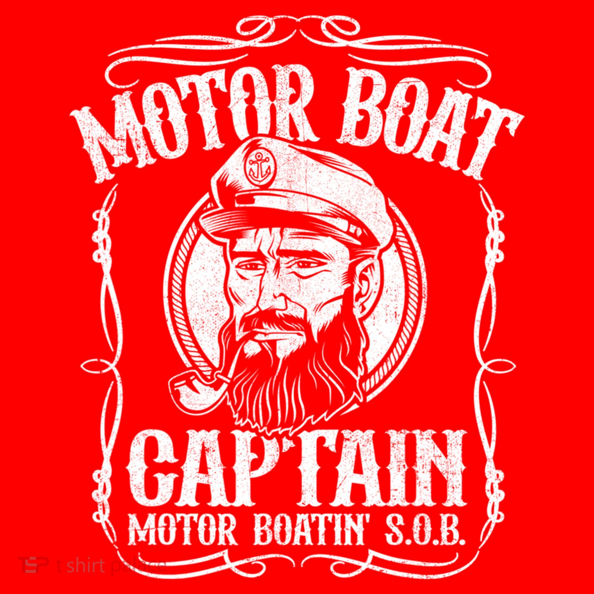 Motor Boat Captain Funny Pontoon Boating Motor Boatin Lake Women's Tank Top