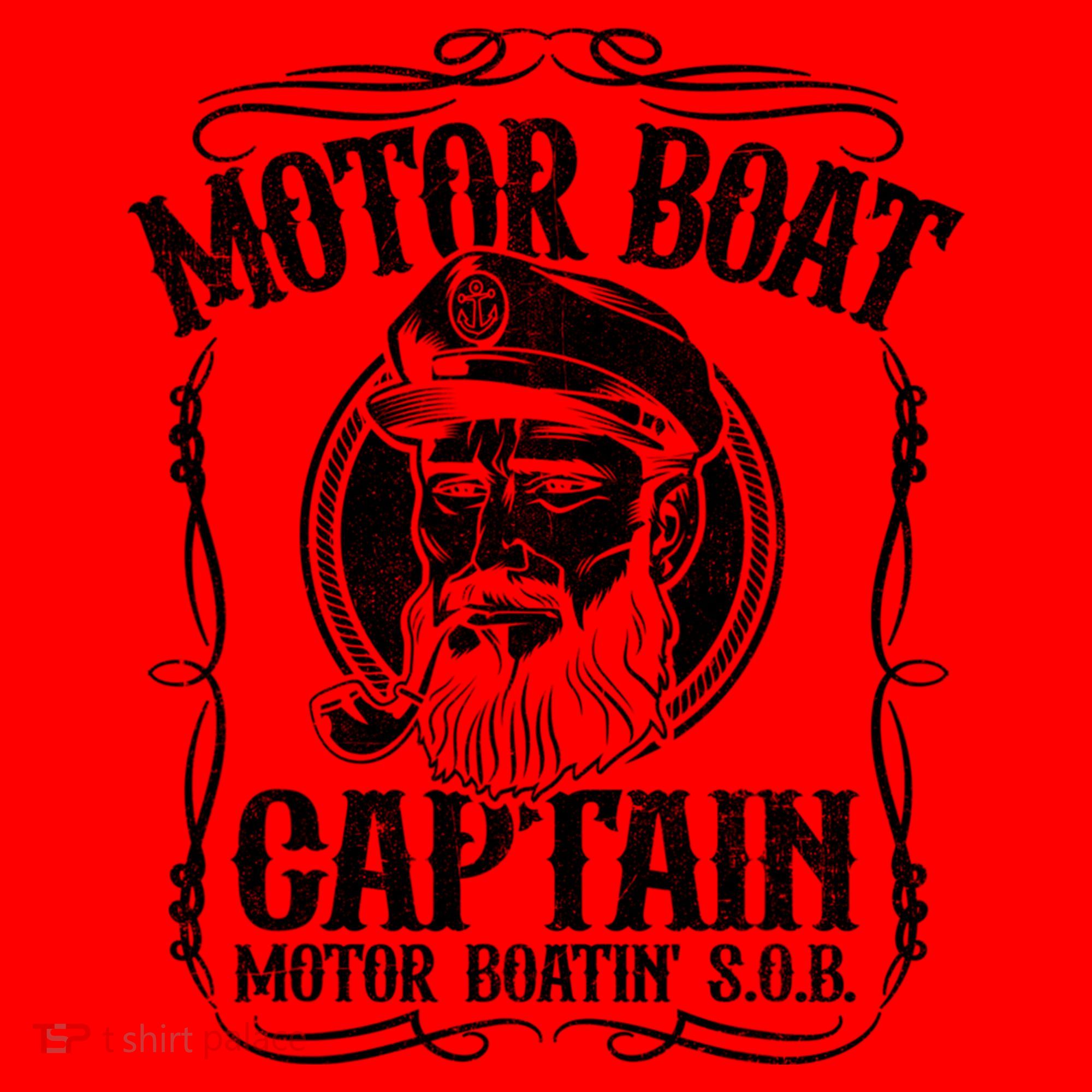 Motor Boat Captain Funny Pontoon Boating Motor Boatin Lake Santa Hat